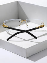1/2 PCS Fashionable Trendy Frameless Rectangular Personalized Sunglasses For Daily Life